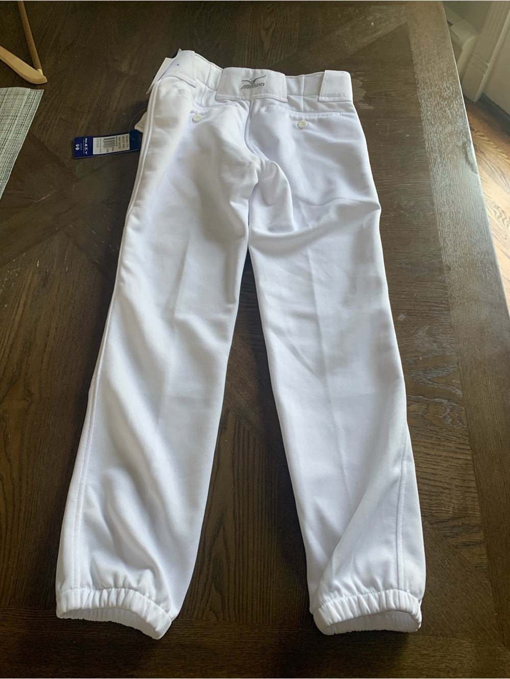 Mizuno boys  White Baseball Pants